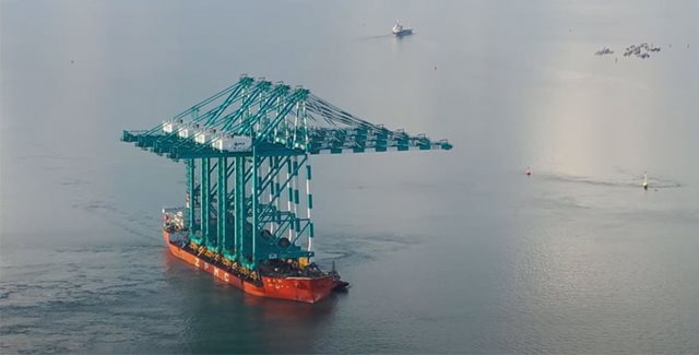Arrival of Eight New Ultra Large Container Vessel (ULCV) Quay Cranes