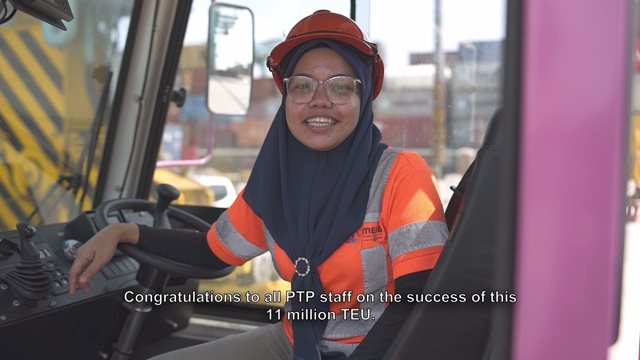 PTP Milestone - 11 Million TEUs